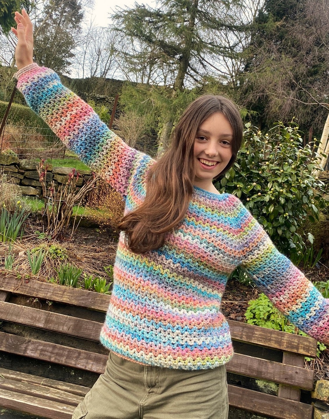 Top Down Knitting Pattern V Neck Jumper Ravelry: Haru V Neck