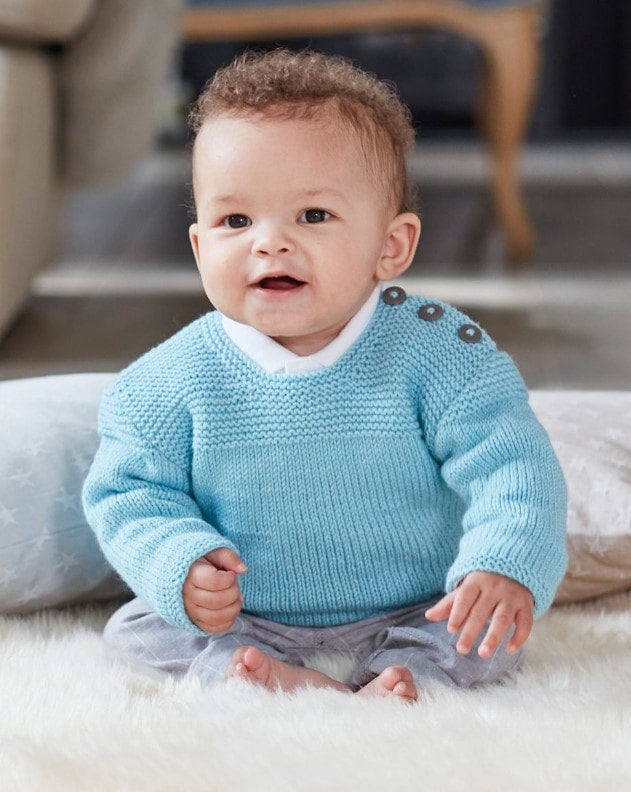 Newborn baby clearance knitting sweater