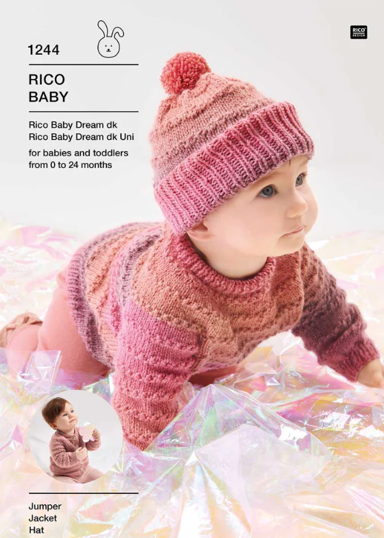 Rico Knitting Pattern 1244 Wool Monkey
